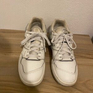 New Balance 550 White and Gray Sneakers